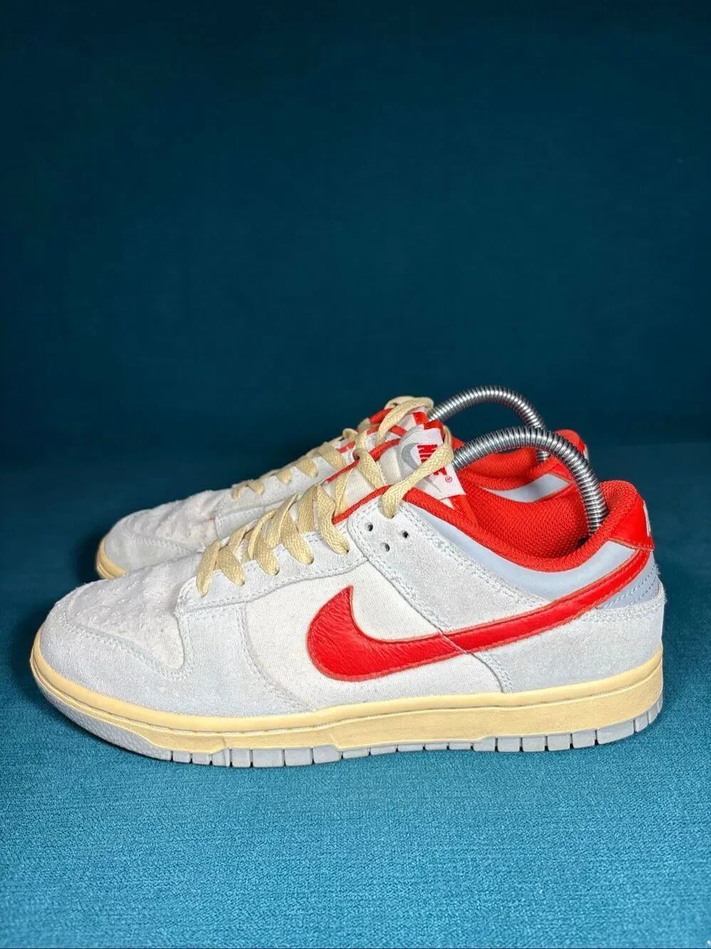 Nike Dunk Low Athletic Department Picante Red Size Mens 7.5 / Womens 9 FJ5429-13